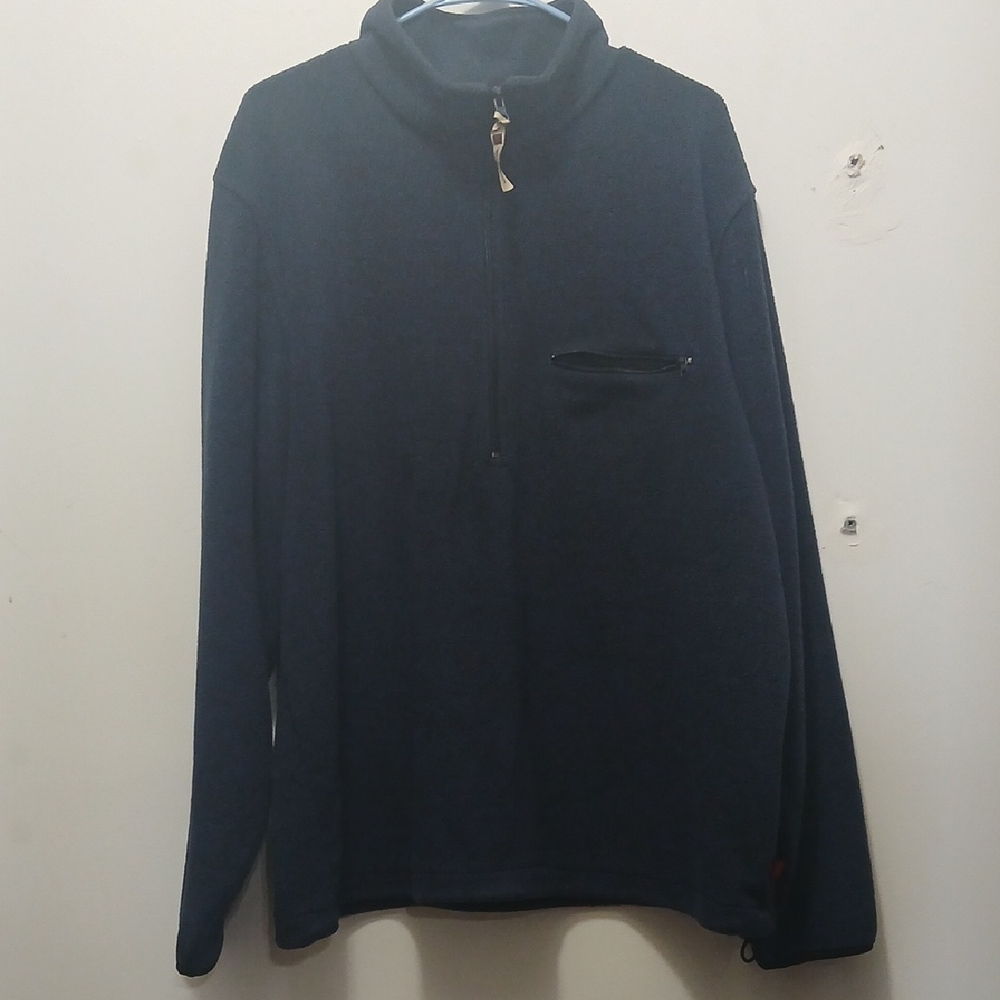 Woolrich Men's Navy Zip-Up Pullover